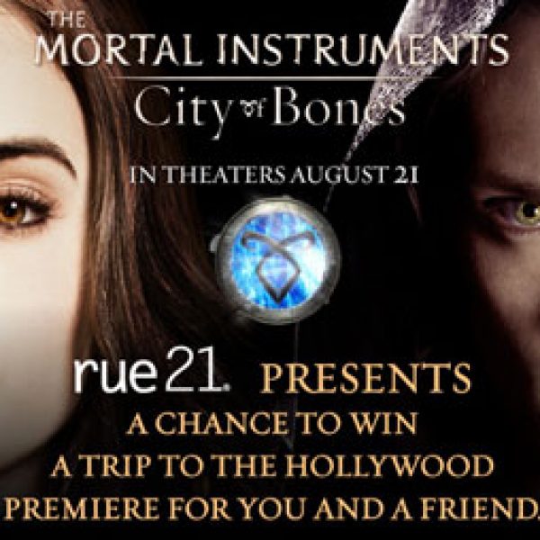 Rue 21 City of Bones Hollywood Premiere Sweepstakes!