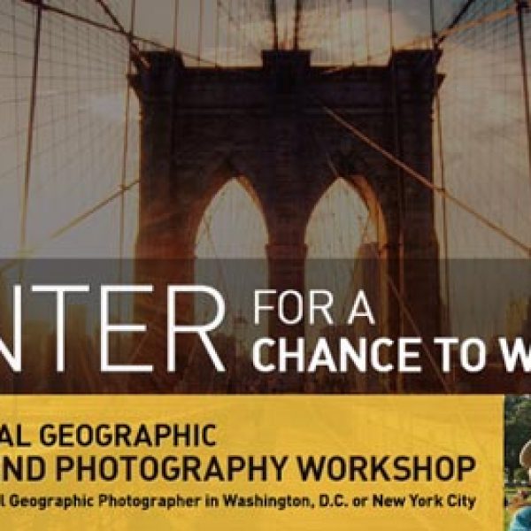 National Geographic's Photography Workshop Sweepstakes!