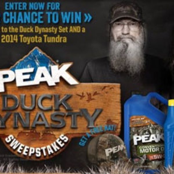 Win a Toyota Tundra and a trip to the set of "Duck Dynasty"