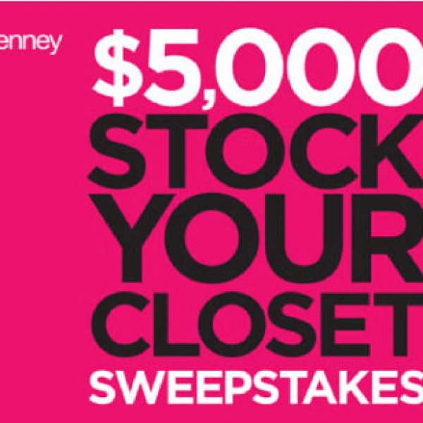 Win a $5,000 JC Penney gift card!