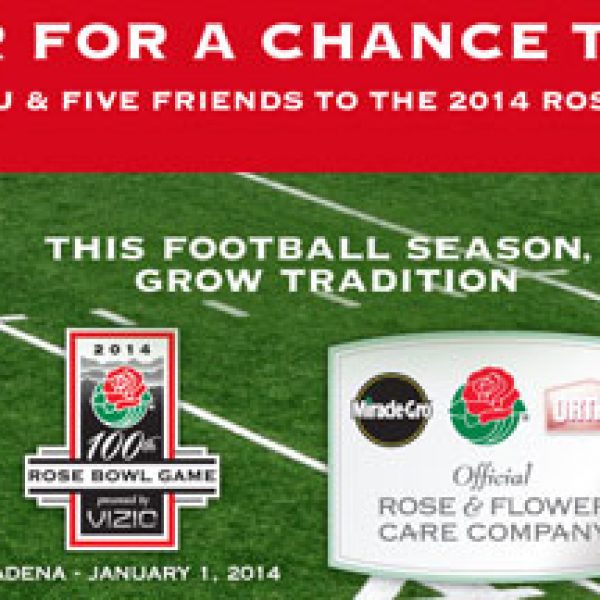 Win a trip to the Rose Bowl!