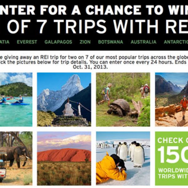 Win One of Seven Amazing Trips!