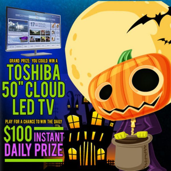 Win a 50-inch Toshiba Cloud LED TV!