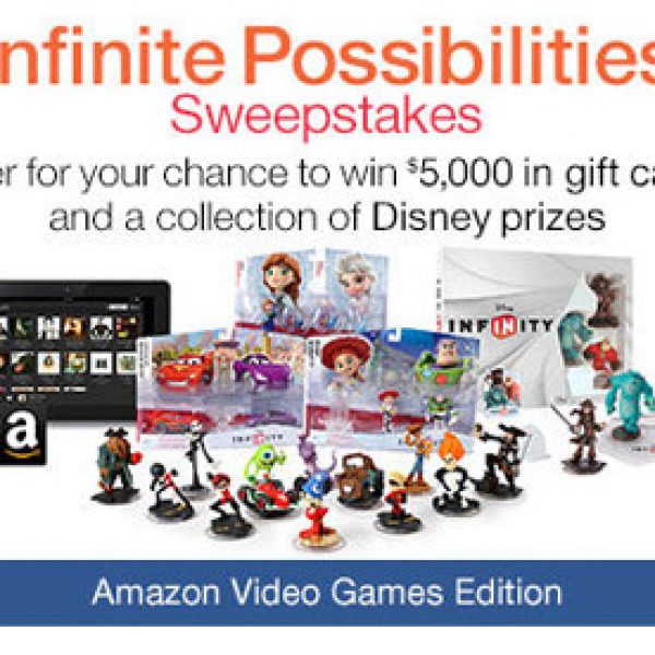 Win $5,000 in Amazon gift cards, a Disney Infinity Infinite Bundle, and more!