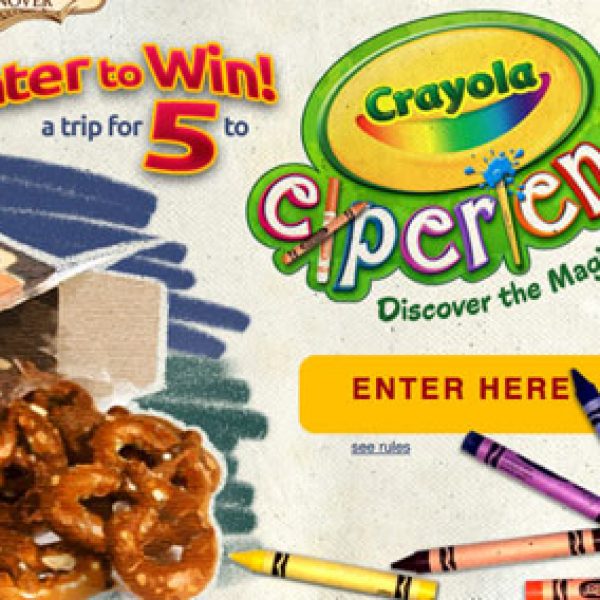 Win a 3-day trip for five to the new Crayola Experience!