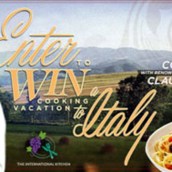 Win a Cooking Vacation in Italy!