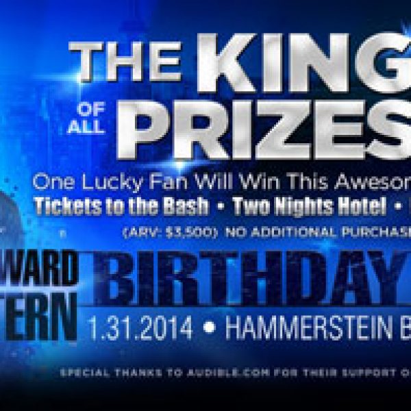 Win a Trip for two to New York City to attend Howard Stern's Birthday Bash!
