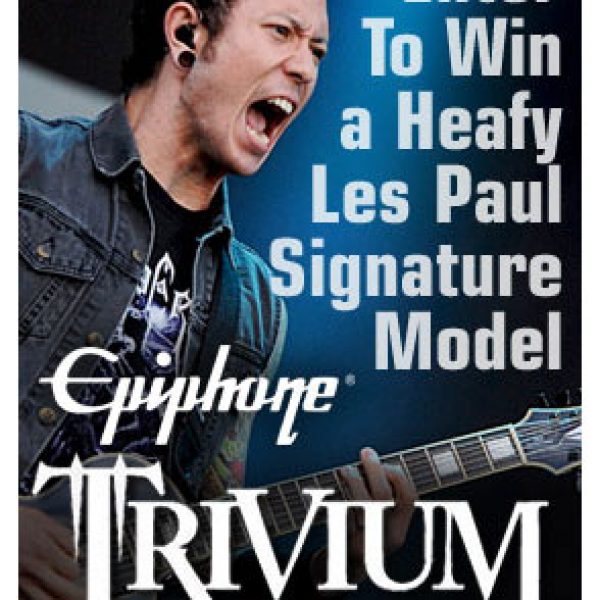 Win an Epiphone Matt Heafy Custom Les Paul Guitar with Case!