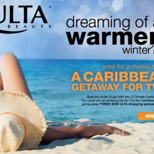 Win a Getaway to the Virgin Islands or ULTA Beauty gift cards!