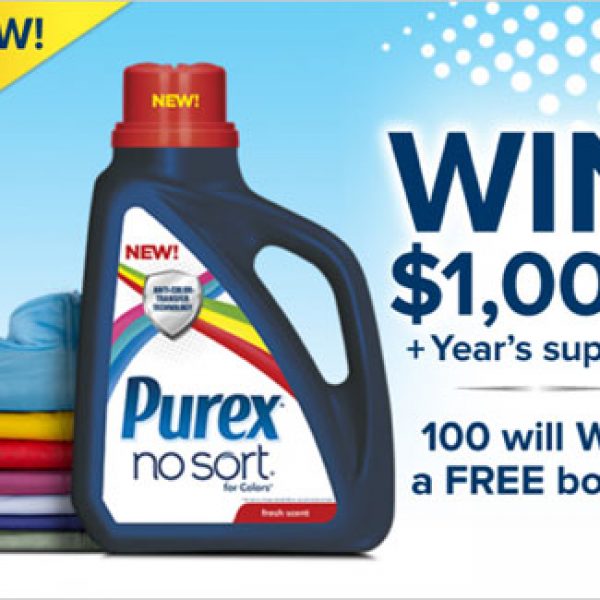 Win $1,000 and a 1-year supply of Purex!