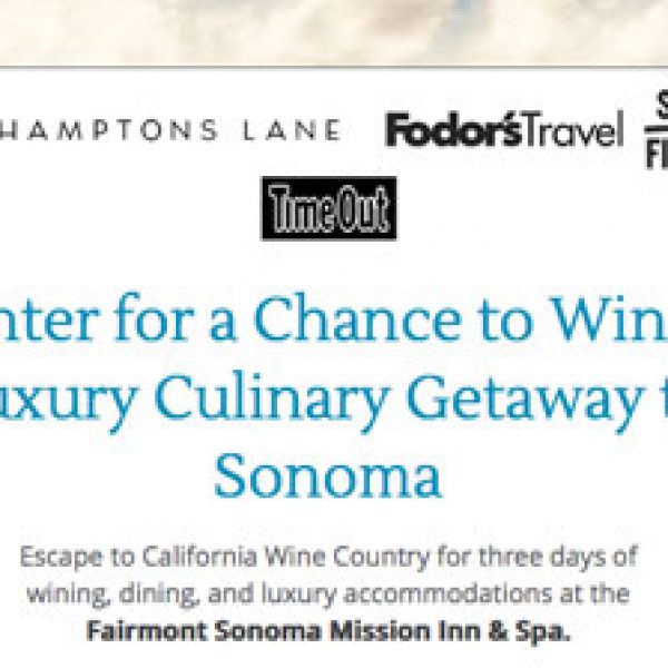 Win a Hamptons Lane Sonoma Culinary Getaway Sweepstakes!