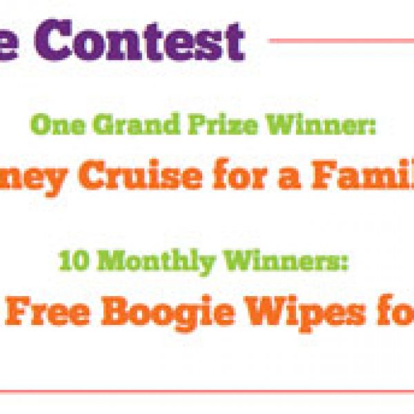Win a Disney Cruise or a Year's Worth of Boogie Wipes!