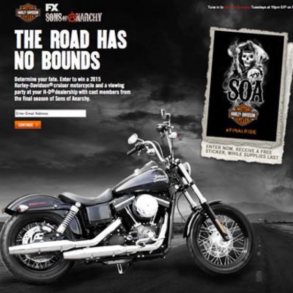 Win a Harley-Davidson Plus a Sons of Anarchy Party!