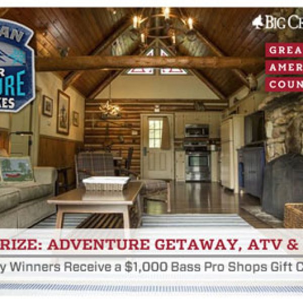 Win an Adventure Getaway, an ATV and $25,000!