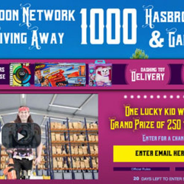 Win $500 Cash Plus 250 Hasbro Toys