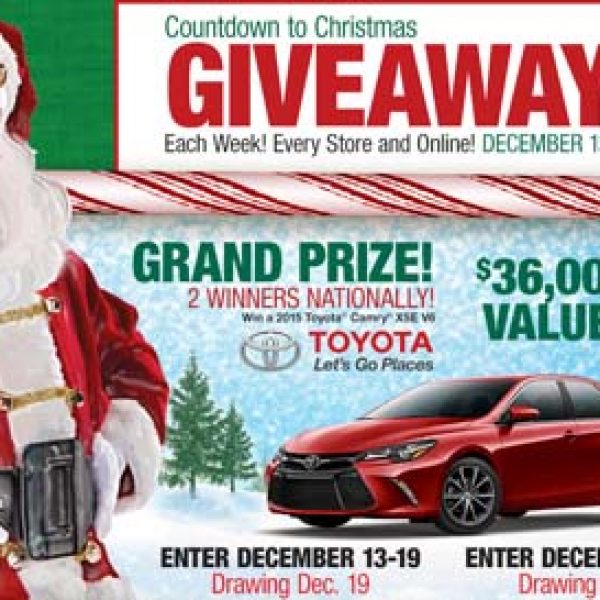 Win a $36K Toyota Camry in the Bass Pro Shops Sweeps!