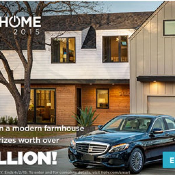 Win a Modern Austin Farmhouse, a 2015 Mercedes-Benz C-Class and a $100,000