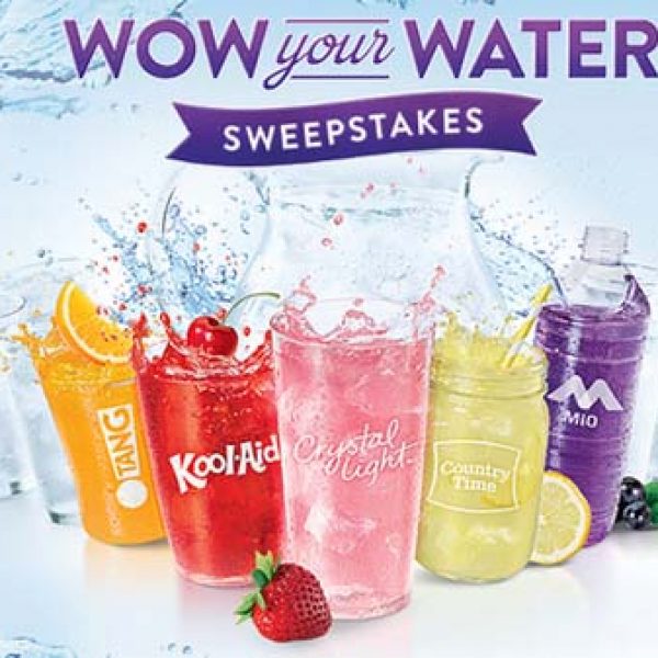 Kraft Wow Your Water $13,000 Sweepstakes!