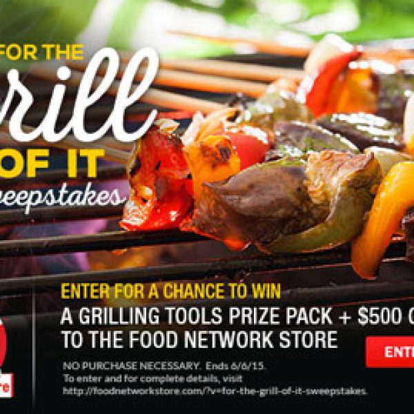 Win a Grilling Tools Prize Pack and a $500 Gift Card to the Food Network Store