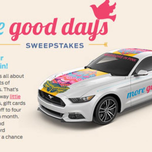 Win a 2015 Ford Mustang worth $45,000