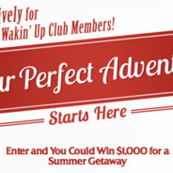 Win $1,000, folding chairs, four travel mugs, and Year Supply of Coffee