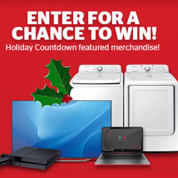 Win a Samsung Washer/Dryer, a 65-inch Smart TV, PlayStation 4 and More