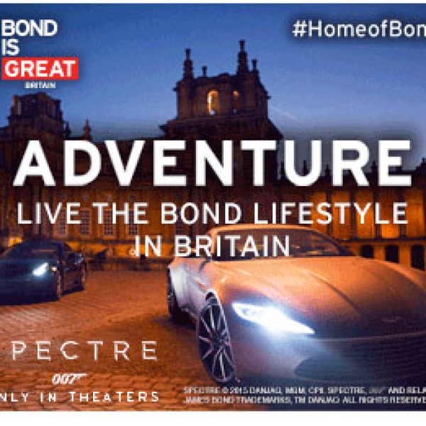 Win a Luxurious trip to Britain to live the James Bond Lifestyle!