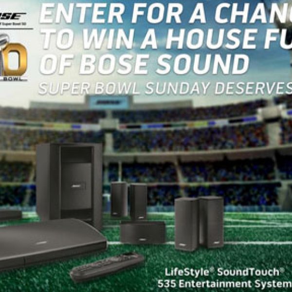 Win a Bose Home Theater System worth $4550