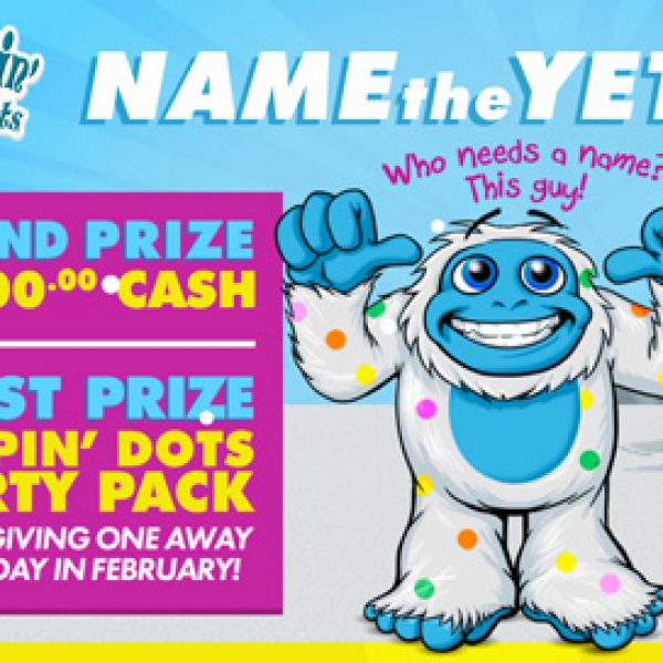 Dippin' Dots Name the Yeti Sweepstakes!