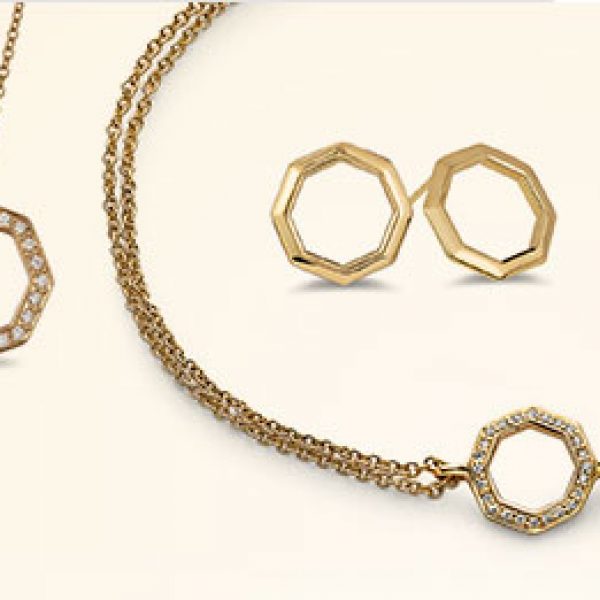 Win a Diamond Double Chain Bracelet, Earrings, and Pendant