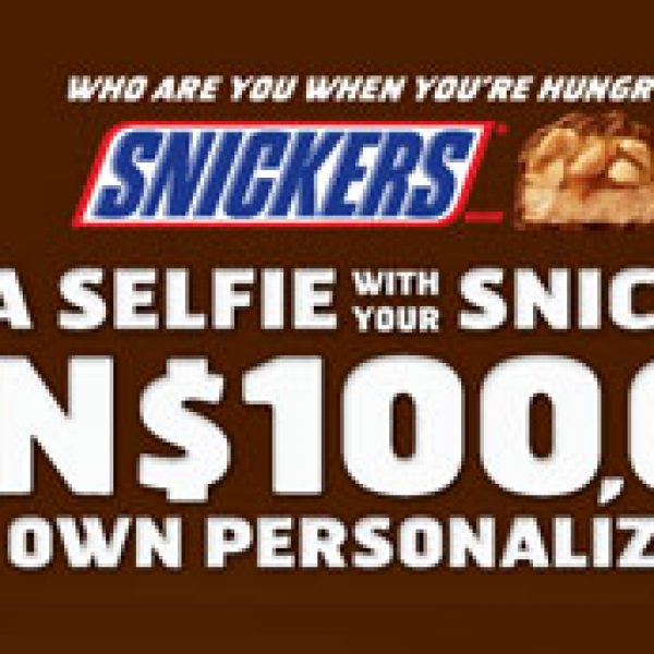 Win a $100,000 from Snickers