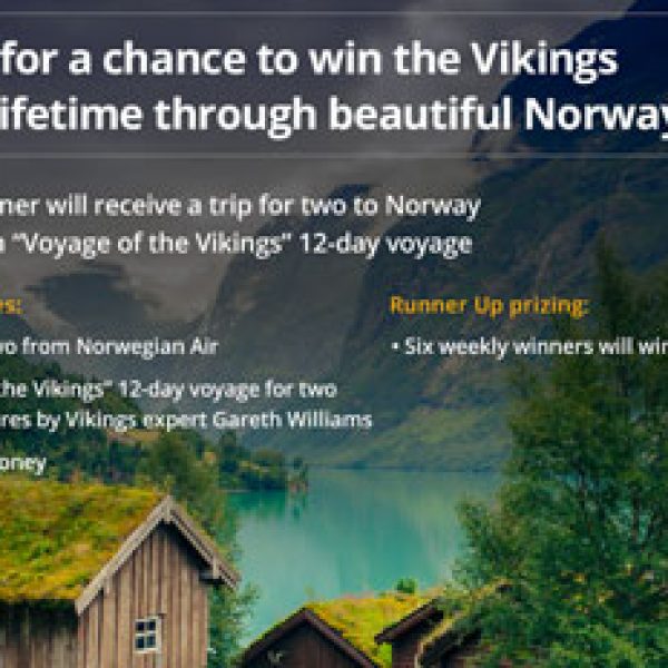 Win a Viking Cruise in Norway, $1,000 Cash and a Prize Pack