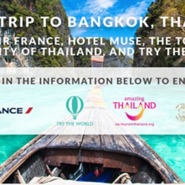 Win a trip for two to Bangkok, Thailand