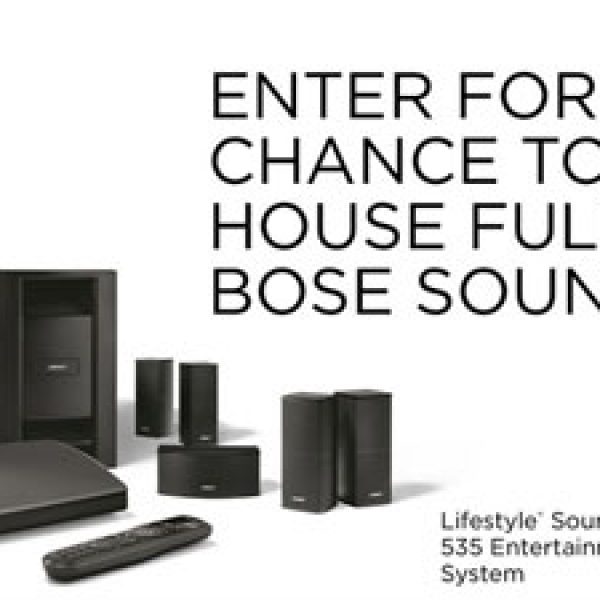 Win a Bose Home Entertainment System Worth $4,500