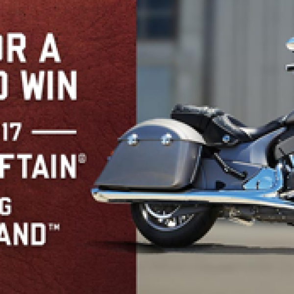 Win a 2017 Indian Chieftain Motorcycle!