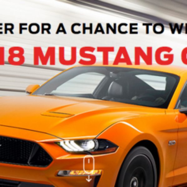 Win a 2018 Ford Mustang GT with $5,000 in Ford Racing Parts!