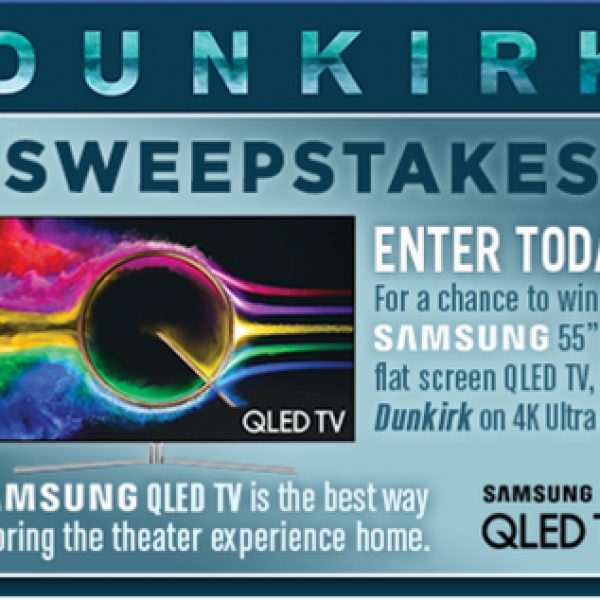 Win a 55 inch 4K TV form Samsung and a copy of Dunkirk!