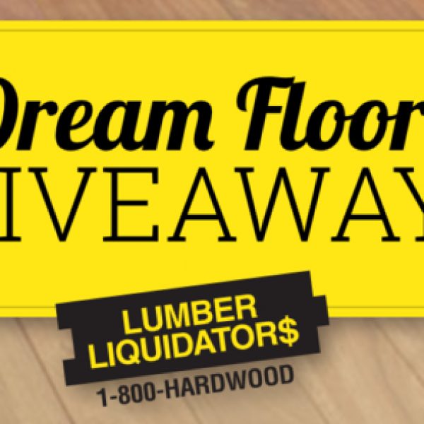 Lumber Liquidators Dream Floor Giveaway: Win $7,500!