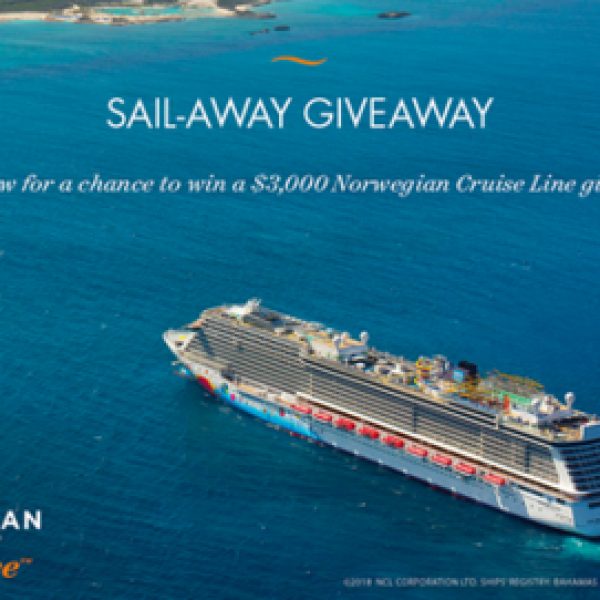 Win a $3,000 Norwegian Cruise Line gift card!