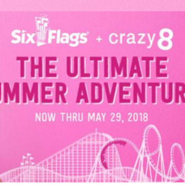 Win $2,000 and four general admission tickets to Six Flags!