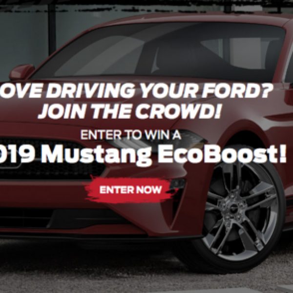 Ford Performance: Win a 2019 Ford Mustang EcoBoost Premium Car