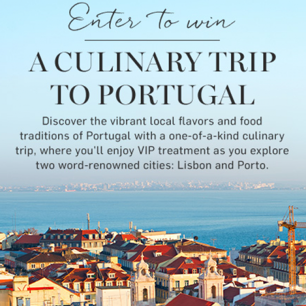 Williams Sonoma: Win a Culinary Trip to Portugal