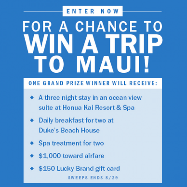 Page Six: Win a trip for two to Maui, Hawaii