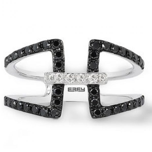 Effy Jewelry: Win a 14K White Gold Black and White Diamond Ring Set and a Cruise!