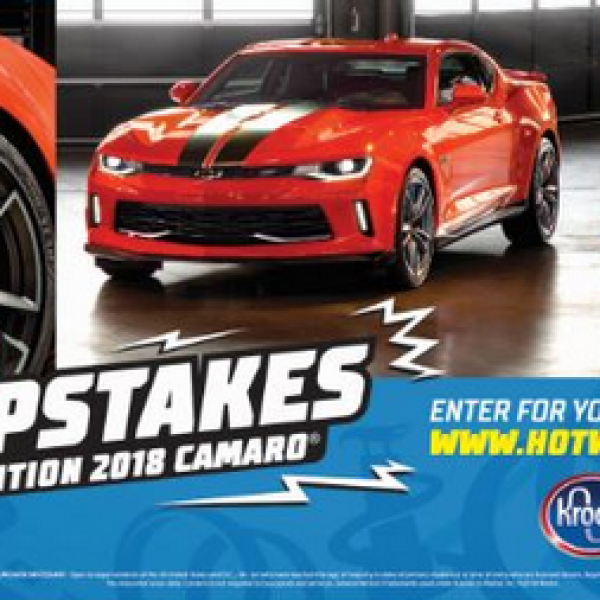 Hot Wheels: Win a 2018 Chevrolet Camaro 2LT Car