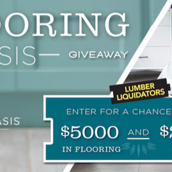 Lumber Liquidators: Win $5,000 in flooring from Lumber Liquidators, plus $2,500