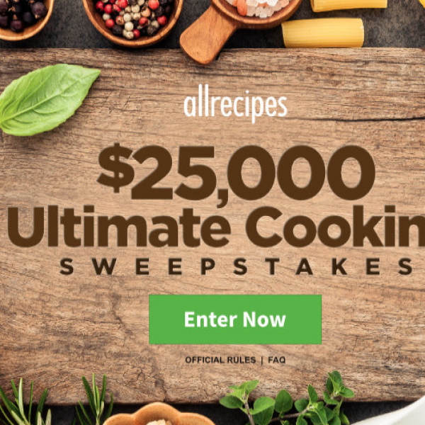 allrecipes: Win $25,000