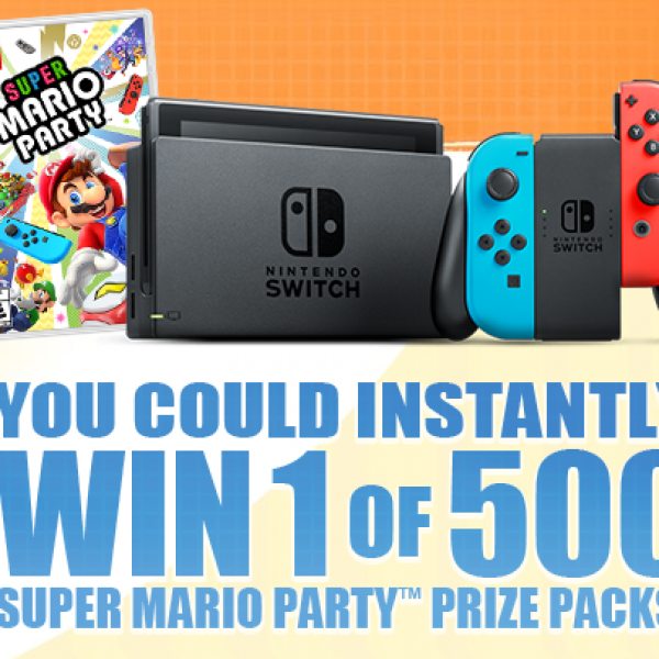 Lunchables: Win a Nintendo Switch Mario Party Prize Pack