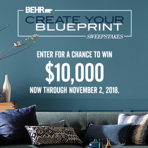 Behr: Win $10,000 or Home depot Gift Cards