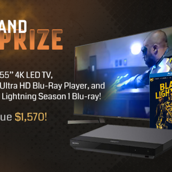 The CW: Win a Sony 55” 4K LED TV, iPad, Blue-ray Player and more